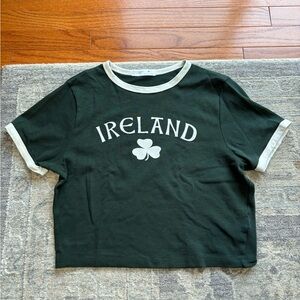 Primark “Ireland” Cropped T-shirt